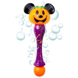 Disney Parks Halloween Mickey Pumpkin Bubble Wand